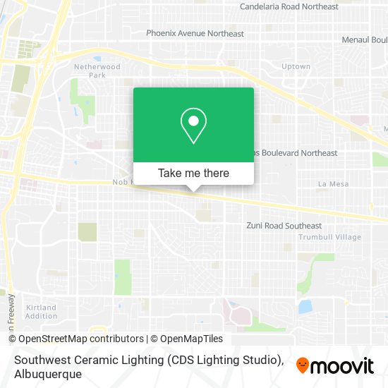 Mapa de Southwest Ceramic Lighting (CDS Lighting Studio)