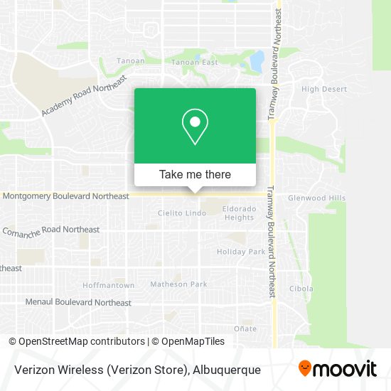 Verizon Wireless (Verizon Store) map