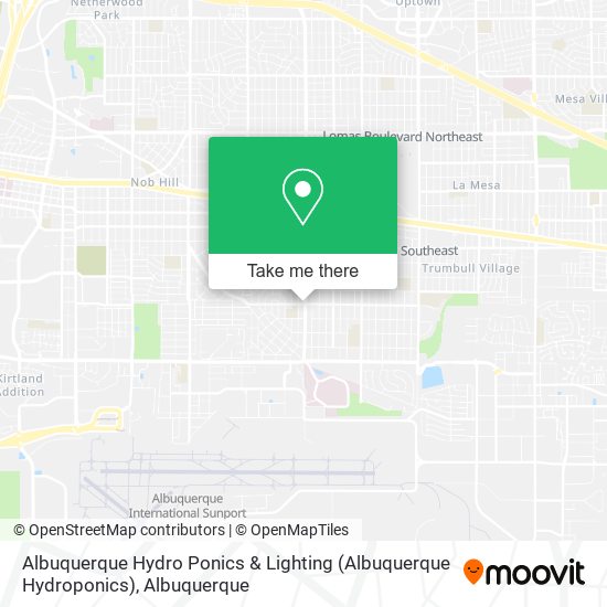 Albuquerque Hydro Ponics & Lighting (Albuquerque Hydroponics) map