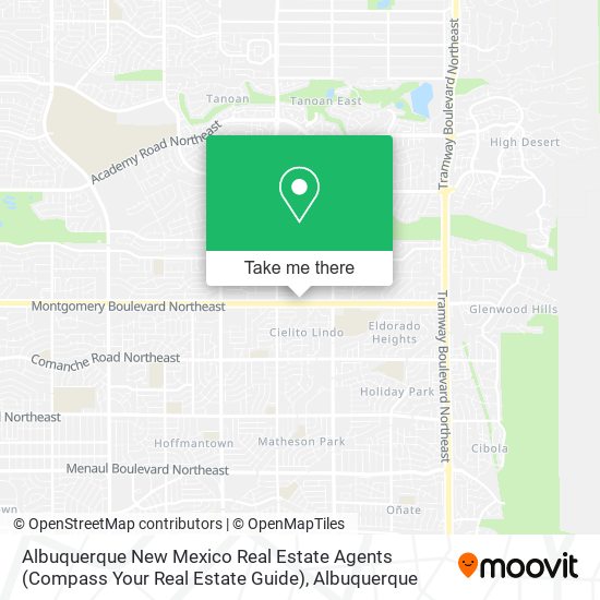 Albuquerque New Mexico Real Estate Agents (Compass Your Real Estate Guide) map