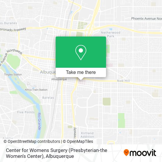 Center for Womens Surgery (Presbyterian-the Women's Center) map