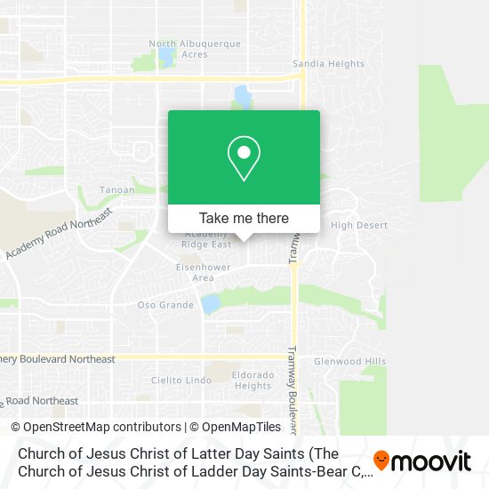 Church of Jesus Christ of Latter Day Saints map