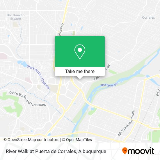 River Walk at Puerta de Corrales map