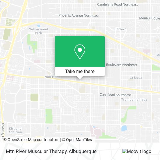 Mtn River Muscular Therapy map
