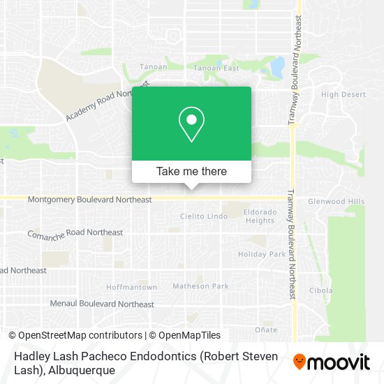 Hadley Lash Pacheco Endodontics (Robert Steven Lash) map