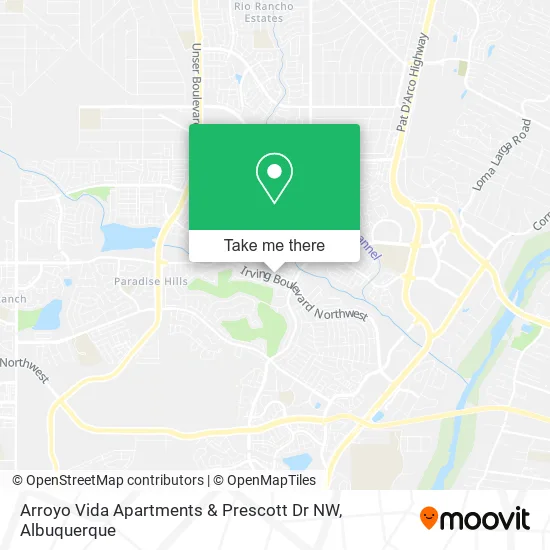 Mapa de Arroyo Vida Apartments & Prescott Dr NW