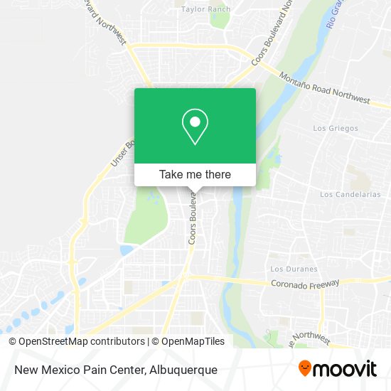 Mapa de New Mexico Pain Center