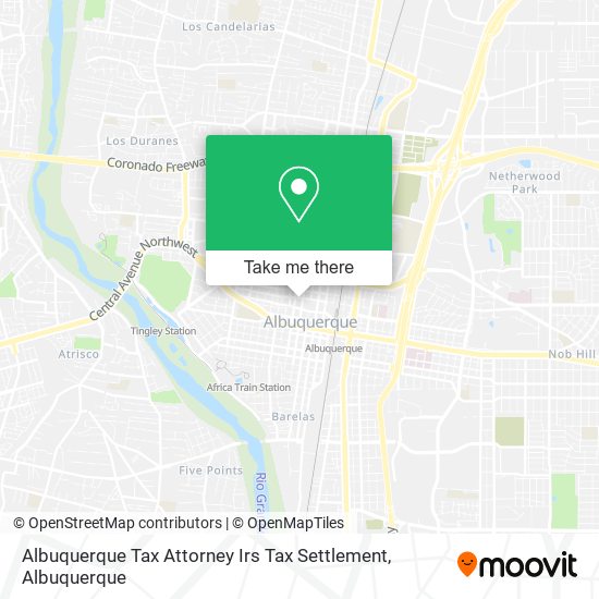 Mapa de Albuquerque Tax Attorney Irs Tax Settlement