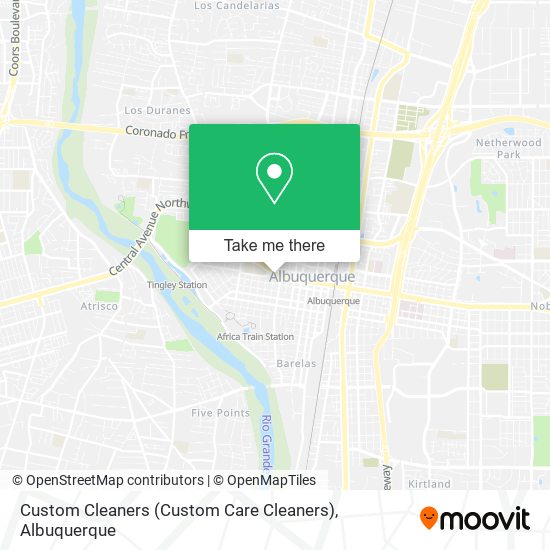 Mapa de Custom Cleaners (Custom Care Cleaners)