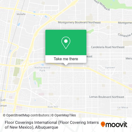 Floor Coverings International (Floor Covering Interrs of New Mexico) map