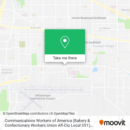 Communications Workers of America (Bakery & Confectionary Workers Union Afl-Cio Local 351) map