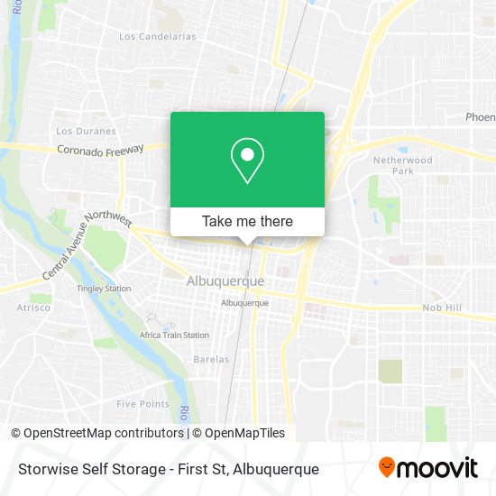 Mapa de Storwise Self Storage - First St