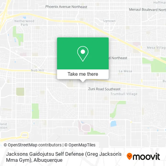 Jacksons Gaidojutsu Self Defense (Greg Jackson's Mma Gym) map