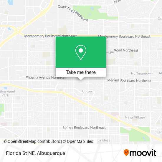 Florida St NE map