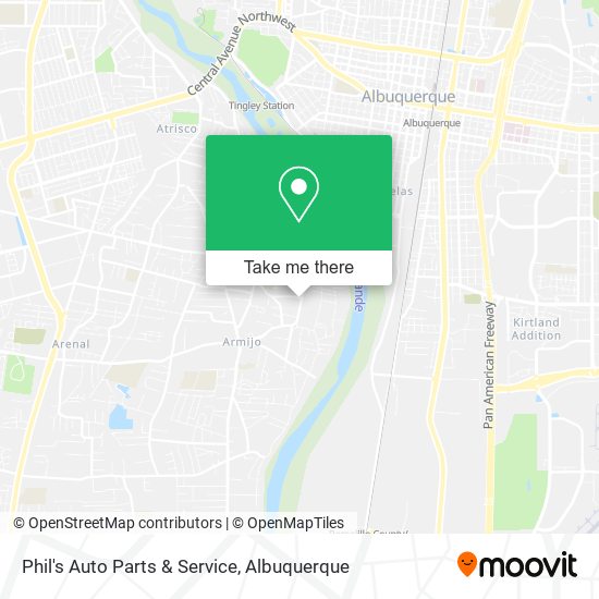 Mapa de Phil's Auto Parts & Service