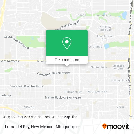 Loma del Rey, New Mexico map