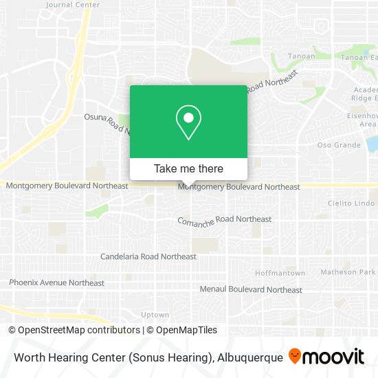 Worth Hearing Center (Sonus Hearing) map