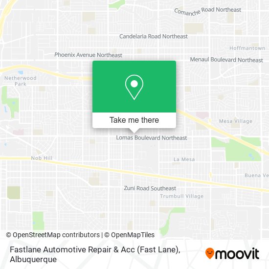 Mapa de Fastlane Automotive Repair & Acc (Fast Lane)