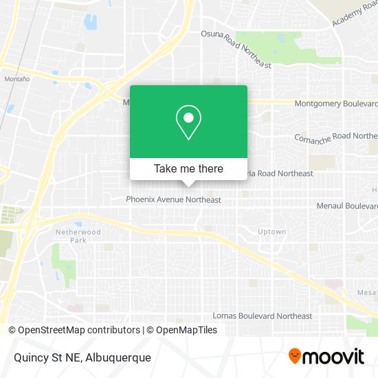 Mapa de Quincy St NE