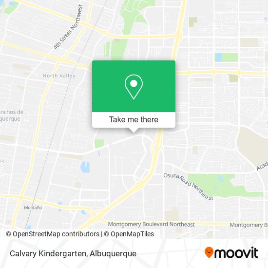 Calvary Kindergarten map
