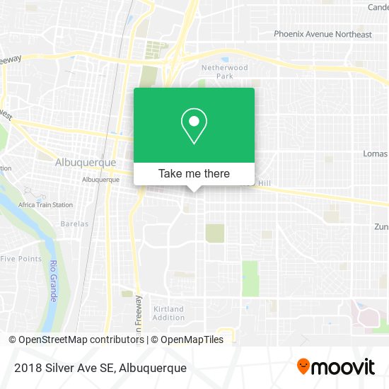 2018 Silver Ave SE map