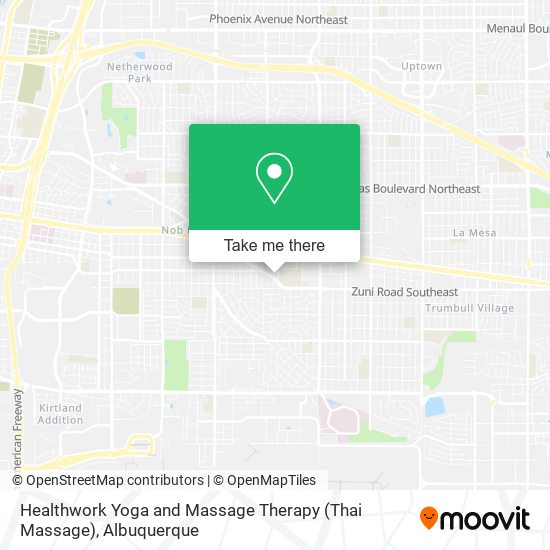 Healthwork Yoga and Massage Therapy (Thai Massage) map