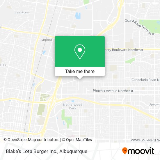 Blake's Lota Burger Inc. map