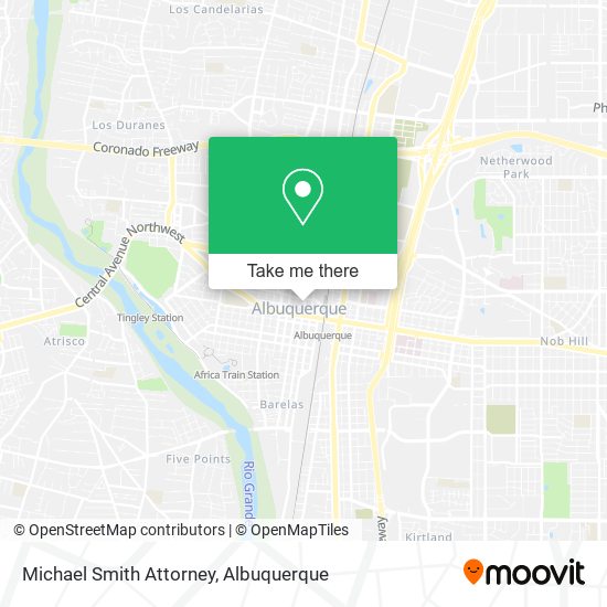 Michael Smith Attorney map