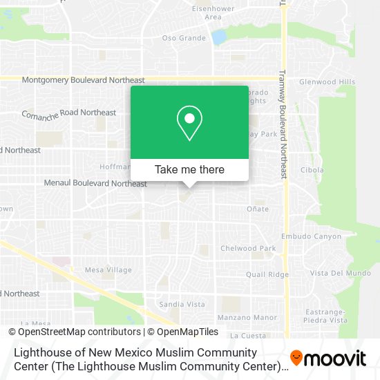 Lighthouse of New Mexico Muslim Community Center (The Lighthouse Muslim Community Center) map