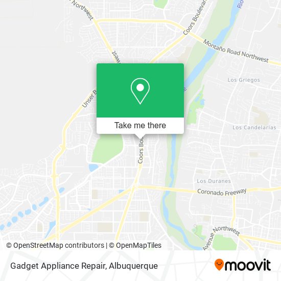 Gadget Appliance Repair map
