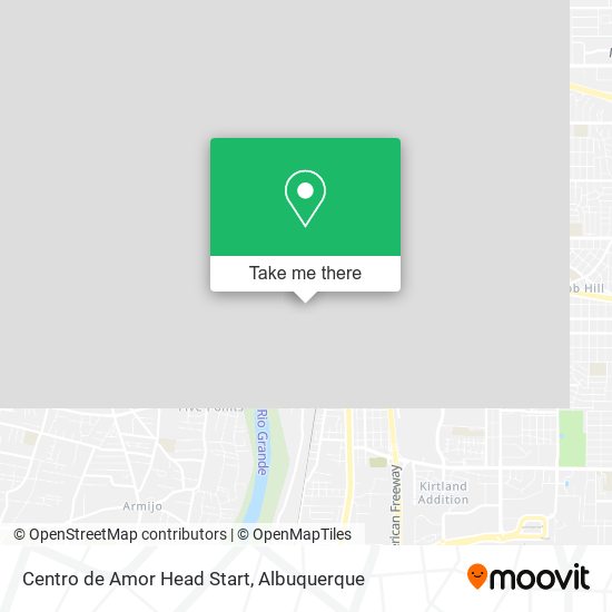 Mapa de Centro de Amor Head Start