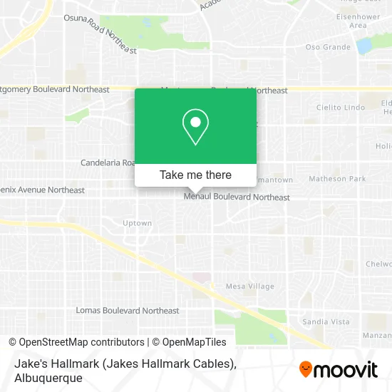 Jake's Hallmark (Jakes Hallmark Cables) map