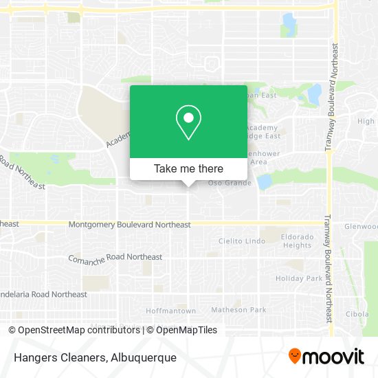 Hangers Cleaners map