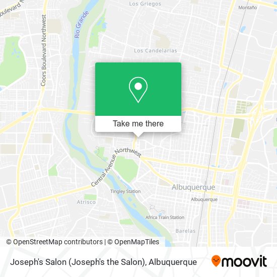 Joseph's Salon map