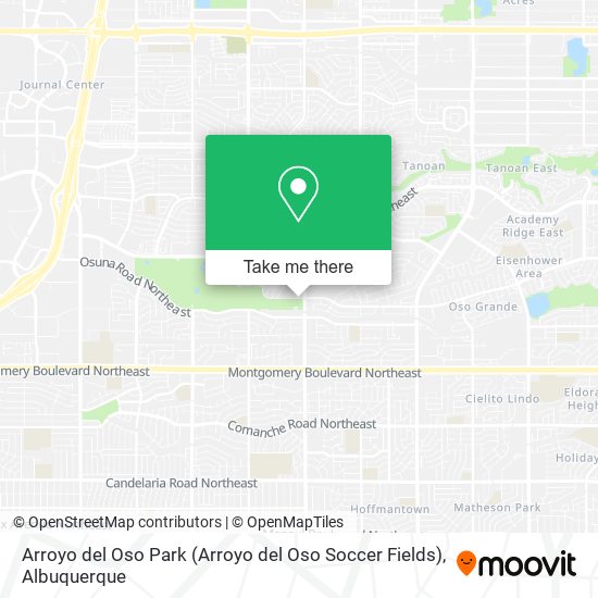 Arroyo del Oso Park (Arroyo del Oso Soccer Fields) map