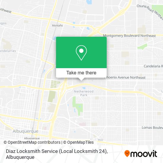 Mapa de Diaz Locksmith Service (Local Locksmith 24)