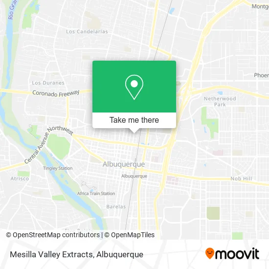 Mesilla Valley Extracts map