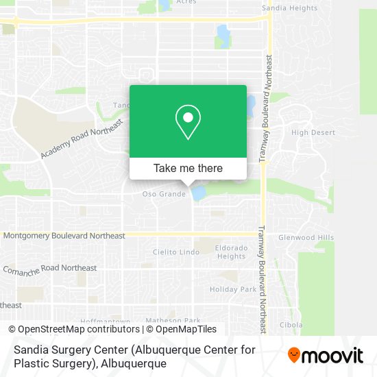 Sandia Surgery Center (Albuquerque Center for Plastic Surgery) map