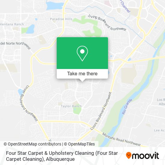 Four Star Carpet & Upholstery Cleaning map