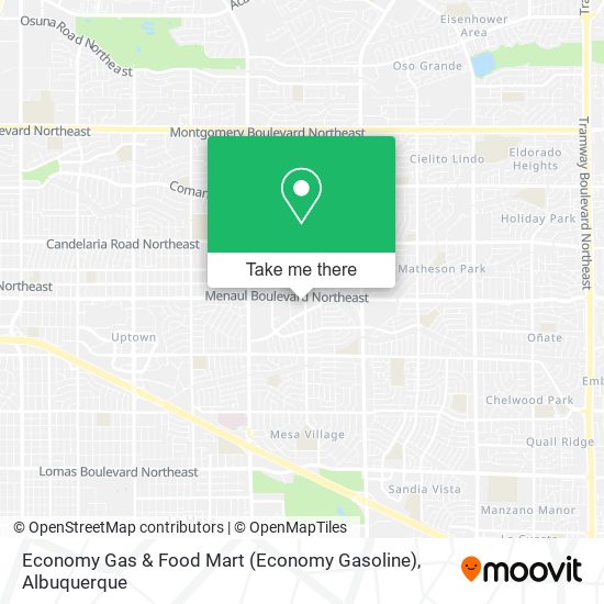 Mapa de Economy Gas & Food Mart (Economy Gasoline)