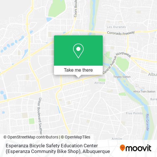 Mapa de Esperanza Bicycle Safety Education Center (Esperanza Community Bike Shop)