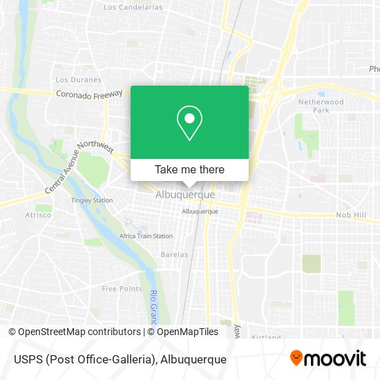 USPS (Post Office-Galleria) map