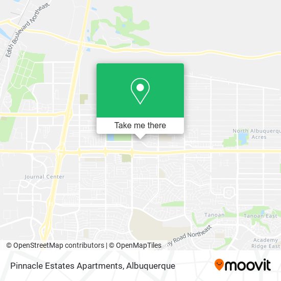 Pinnacle Estates Apartments map