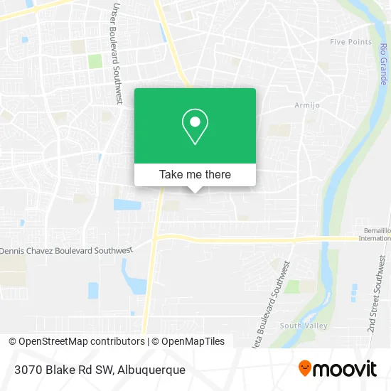 3070 Blake Rd SW map