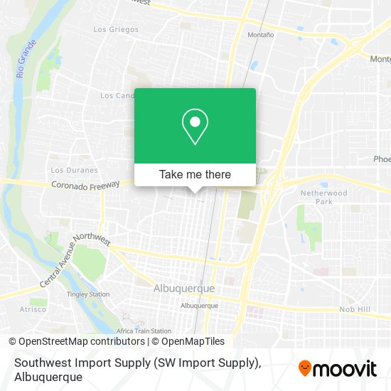 Southwest Import Supply (SW Import Supply) map