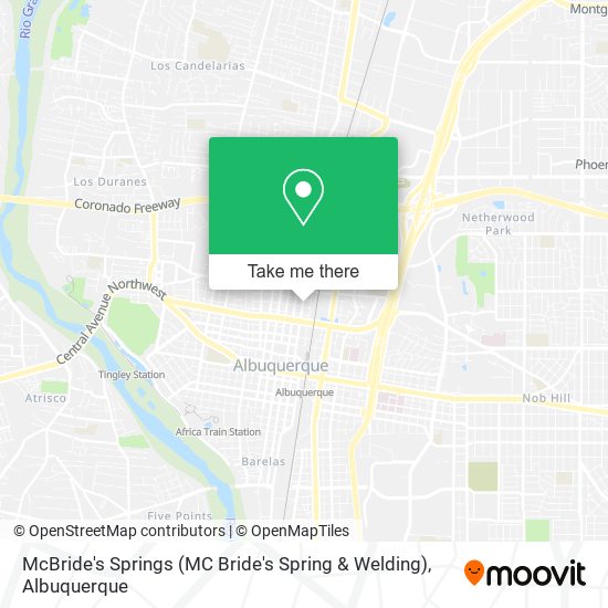 Mapa de McBride's Springs (MC Bride's Spring & Welding)