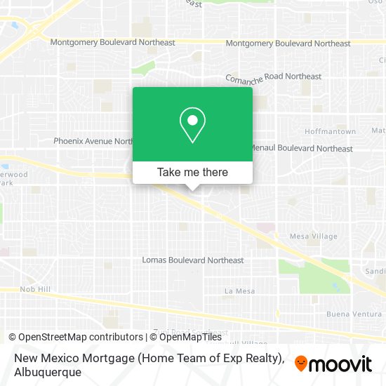 New Mexico Mortgage (Home Team of Exp Realty) map