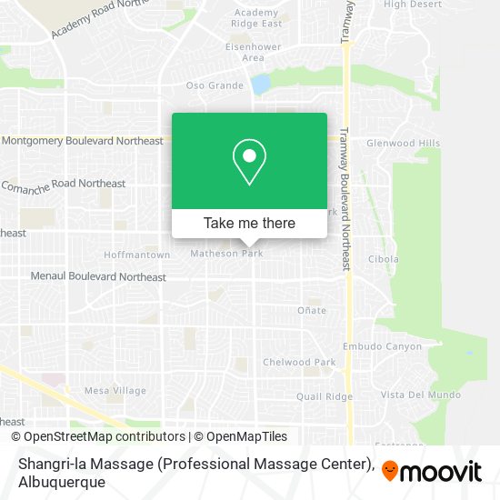 Mapa de Shangri-la Massage (Professional Massage Center)