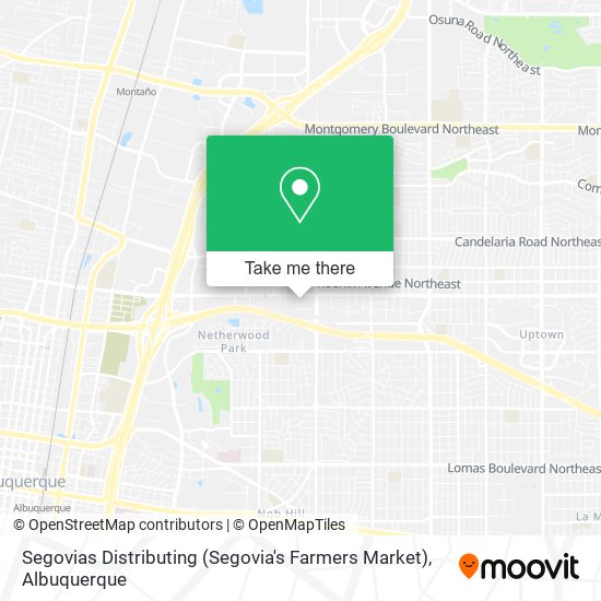 Mapa de Segovias Distributing (Segovia's Farmers Market)