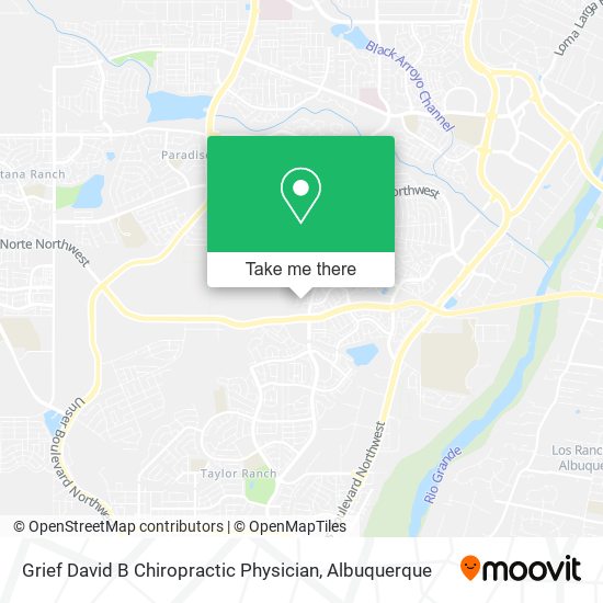 Grief David B Chiropractic Physician map